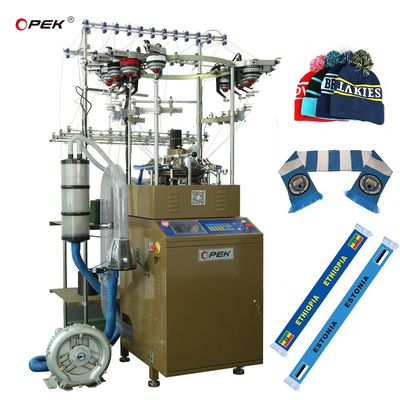 600sets/month OPEK High Speed Hat and Fan Football Scarf Knitting Machine 752*663*1418mm