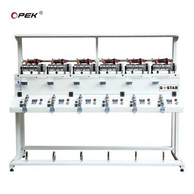 Máquina de Enrolamento de Bobbin de Fio Cone de 1100m/min Perfeito para Reenrolamento de Fios de Precisão
