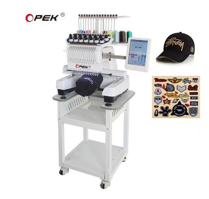 500*1200 Tamanho da mesa de trabalho Máquina de bordado computadorizada totalmente automática com velocidade máxima de 1200 RPM