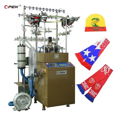 Máquina de tricô de lenço de alta velocidade com aprovação CE ETL e função Jacquard da OPEK
