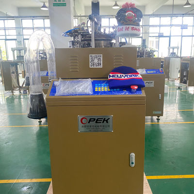 Máquina de tricô circular para fabricação de lenços de futebol e chapéus de inverno em oficinas de reparação