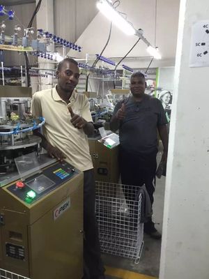 Máquina de tricô de chapéus e lenços para crianças com largura de tricô de 25 a 6 polegadas e por Opek