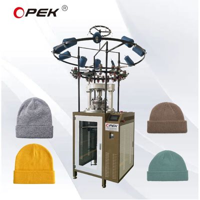 Máquina de tricô multifuncional de chapéus de costelas de costura de waffle para operação rápida e fácil