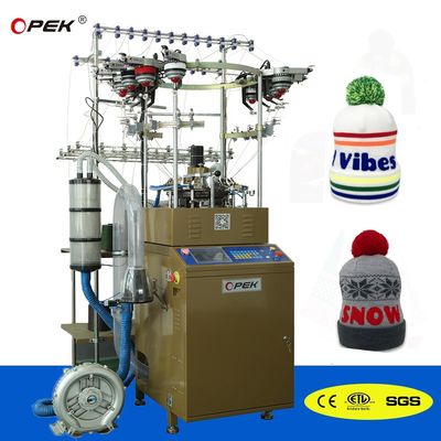 Máquina de tricô de chapéu e lenço Opek de alto desempenho para oficinas de reparação de máquinas