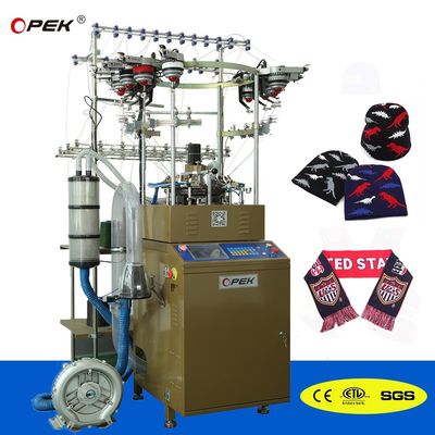 A mais recente máquina de tricô da Opek para futebol de lã e chapéus acrílicos de pequeno diâmetro perfeito