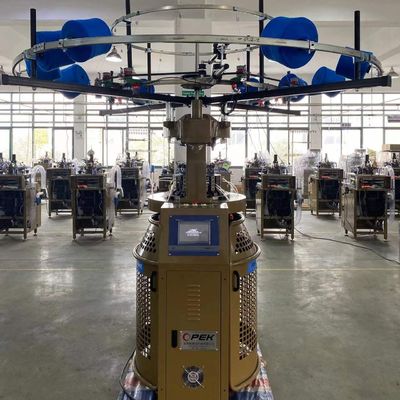 Máquina de tricô de boné de costelas de controle totalmente computadorizado para acessórios de inverno da OPEK