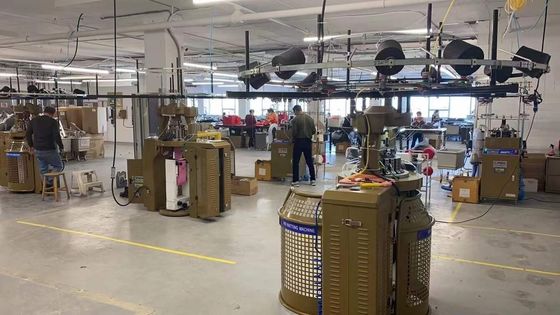 Máquina de tricô de boné de costelas de controle totalmente computadorizado para acessórios de inverno da OPEK