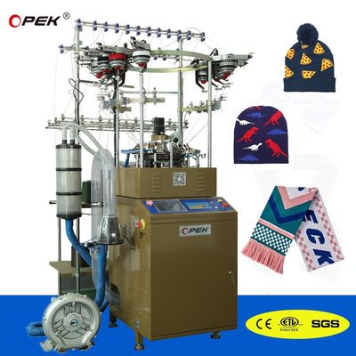 Warp Knitting Style OPEK Soft Baby Winter Beanie Cap Knitting Machine para tempo frio