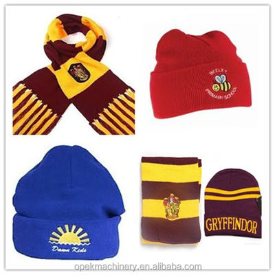 Warp Knitting Style OPEK Soft Baby Winter Beanie Cap Knitting Machine para tempo frio