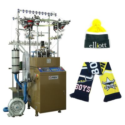 800 pcs/dia Produção OPEK Máquina automática de fabricação de lenço Jacquard para lojas de vestuário