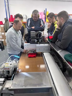 Máquina de costura industrial profissional Opek 300HS perfeita para produção de chapéus