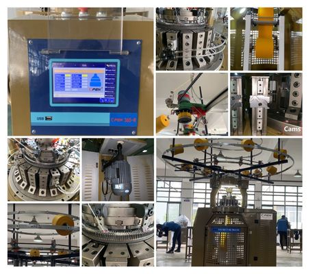 Máquina de tricô circular Mayer com lubrificação profissional e AUTO