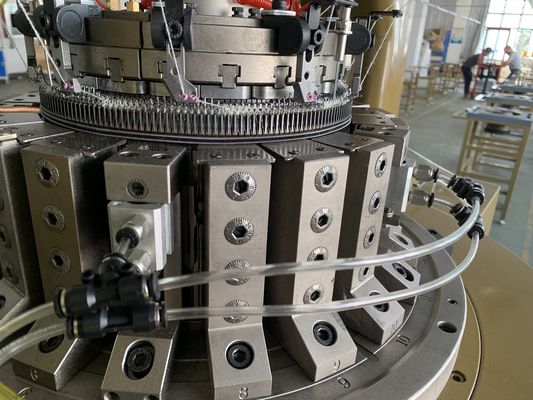 Máquina de tricô circular Mayer com lubrificação profissional e AUTO