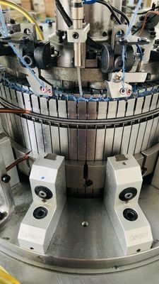 Máquina de tricô circular com cabeça de chapéu de costela da OPEK informatizada para 450 kg