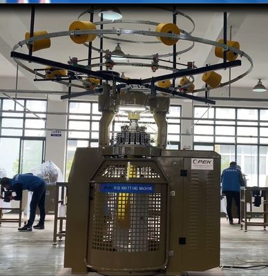 Máquina de tricô circular tubular de costelas OPEK365-R