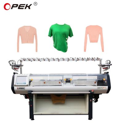 Máquina de tricô computadorizada de camisola de tricô com projeto avançado de jacquard