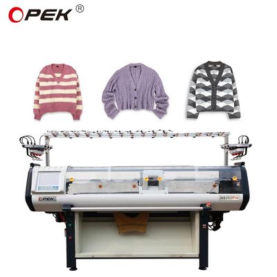 Máquina de tricô computadorizada de camisola de tricô com projeto avançado de jacquard