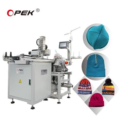OPEK-300HS Máquina de costura automática de chapéus Operação computadorizada Configuração de cama plana