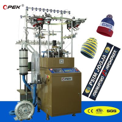 Método de tricô único Protecção de ouvidos à prova de vento Caxemira Chapéu de boné e máquina de lenço