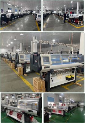 Máquina de tricô de camisolas de fio mais espesso para produção de camisolas