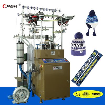 Máquina de tricô de chapéu de lenço de Natal da OPEK para produção rápida e fácil