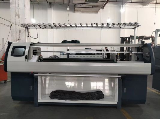 Velocidade 3.5G Máquina de tricô de suéter Jacquard de sistema duplo em 2500*850*1600mm Tamanho