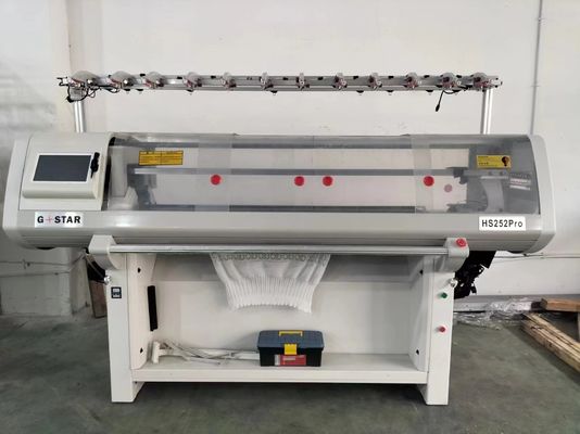 16GG Máquina de tricô totalmente Jacquard Flat Sistema duplo 52 polegadas para alta produção