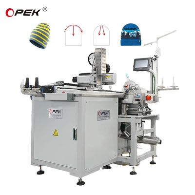 Máquina de costura industrial computadorizada totalmente automática OPKE-300HS para chapéu 1500W