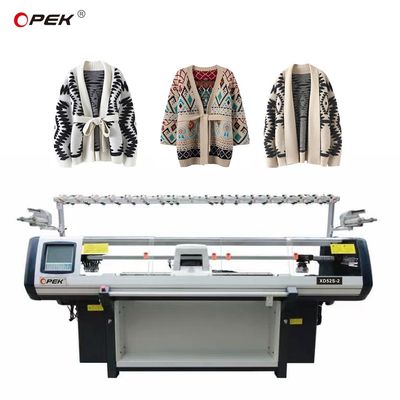 Máquina de tricô de camisola OPEK Style 2 Sistema duplo de carroço único 2500*850*1600mm