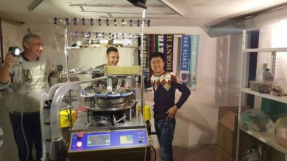 Máquina de tricô de chapéu e lenço de camisola de alta velocidade de 9 polegadas de diâmetro