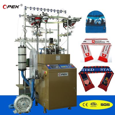 Máquina de tricô de boné e boné de moda OPEK Man movida por tecnologia de servo motor