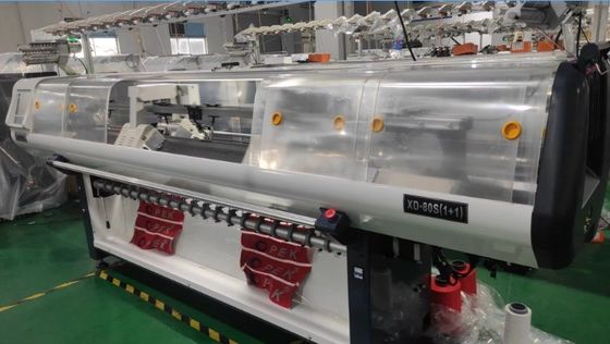 12g 14g 16g Máquina de tricô computadorizada de colarinho plano para suéter