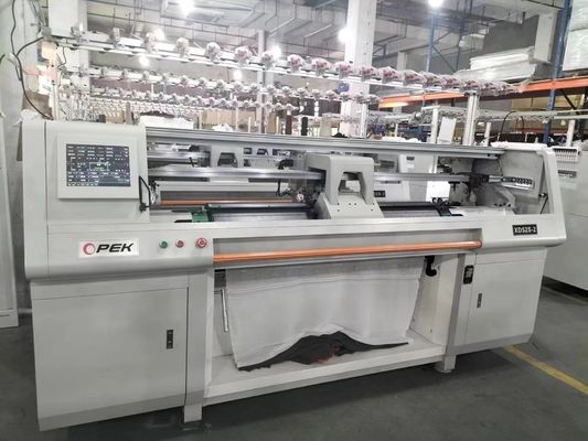 Método de tricô duplo Máquina de tricô plana Jacquard para aplicações versáteis