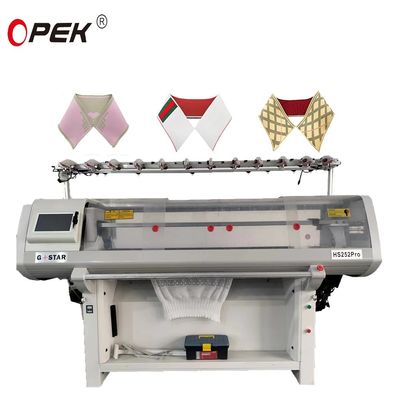 Máquina de tricô de colarinho e suéter Jacquard com maior velocidade