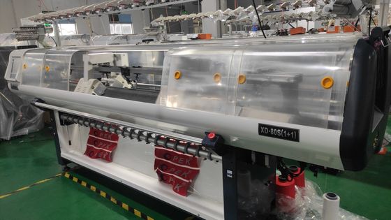 1.6m/S Máquina informatizada de tricô plano de camisetas de polo e colarinho para lojas de vestuário