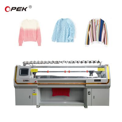 Máquina de tricô Jacquard computadorizada para tricô e construção de colares
