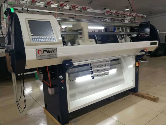Máquina de tricô Jacquard computadorizada para tricô e construção de colares