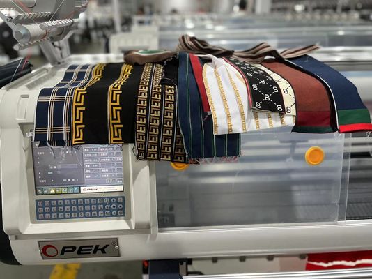 Top chinês de Máquina de tricô plana de alta velocidade para produção sustentável