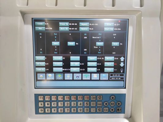 Máquina de tricô de colarinho de suéter plano de sistema duplo de 52 polegadas com tecnologia de calibre 3 GG