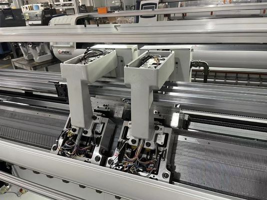 Método de tricô único superior Máquina de tricô plana computadorizada para colares de camisetas