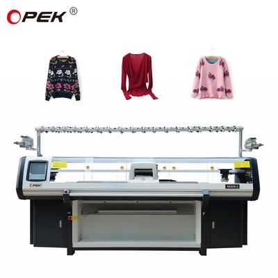 9gg Gauge Three System Totalmente computadorizado Jacquard suéter máquina de tricô plana