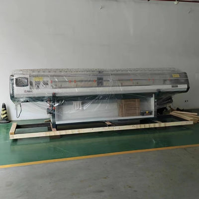 Máquina avançada de tricô plana de quatro sistemas de carroça dupla de 12 gramas para tricô superior