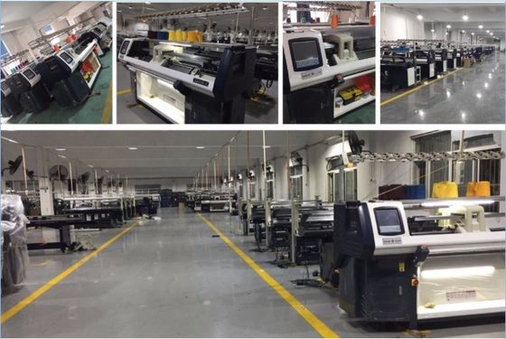 Máquina de tricô plana computadorizada de 52 polegadas OPEK 12 Gauge com 1 1 sistema de transporte