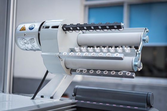 Máquina de tricô de chapéu e lenço planos de alta velocidade com sistema de três
