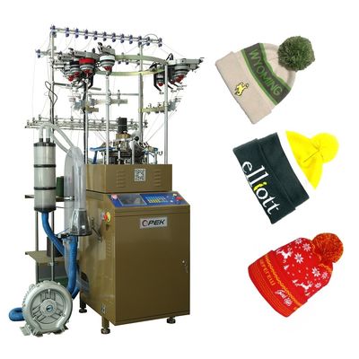 Máquina de tricô de chapéu de chapéu com motor de 1 kW