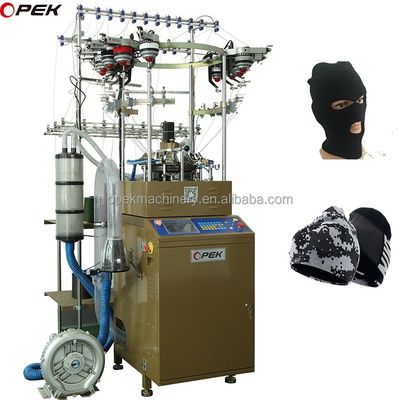 160N-360N Agulhas Máquina de Fabricação de Chapéus Jacquard de Camisa Única para 500 Pcs/dia Produção