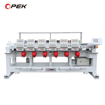 Opek 12/15 máquina de bordado de agulhas de tampa e alta velocidade com área de bordado 450 * 400mm
