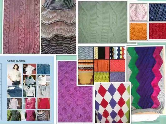 Método único de tricô Collar tricô sistema duplo camisola chapéu lenço máquina de tricô