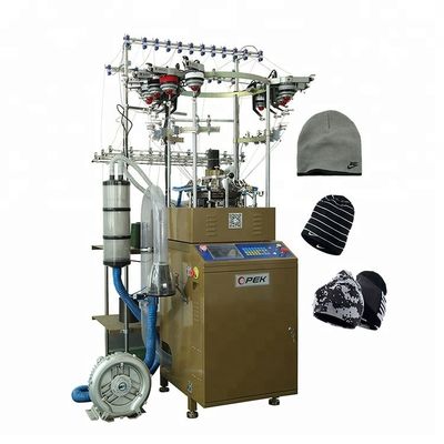 OPEK Máquina de fabricação de chapéus circulares Jacquard totalmente computadorizada O futuro da fabricação de chapéus