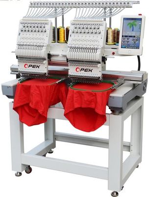 Máquina de bordado multifuncional de 450W para camisetas de chapéu de chapéu
